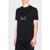 Armani Exchange Pamuklu Regular Fit Logolu Bisiklet Yaka T Shirt Erkek T Shirt XM002213 AF10356 UC001 - Siyah