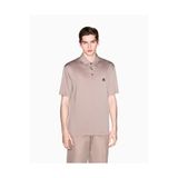 Armani Exchange Pamuklu Regular Fit Logolu Düğmeli Polo T-shirt, XS, XM002209 AF10364 U6107, GRİ, Erkek
