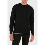 Armani Exchange Pamuklu Regular Fit Logolu Kazak Erkek Kazak 6RZM1F ZMW8Z 1200 - Siyah