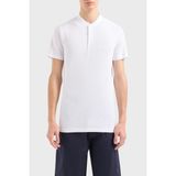 Armani Exchange Pamuklu Regular Fit Polo Yaka T Shirt Erkek Polo Yaka T Shirt 3dzfhz Zjxhz 1100 - Beyaz - XL