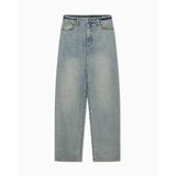 Armani Exchange Pamuklu Relaxed Fit Yüksek Bel Düz Paça Jeans Bayan KOT PANTOLON XW000100 AF10869 MB001