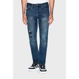 Armani Exchange Pamuklu Slim Fit Normal Bel Dar Paça Jeans Erkek Kot Pantolon XM000070 AF17092 MB001 - Lacivert - 32