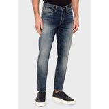 Armani Exchange Pamuklu Slim Fit Normal Bel Dar Paça Jeans Erkek Kot Pantolon XM000070 AF24012 MB001 - Lacivert - 33