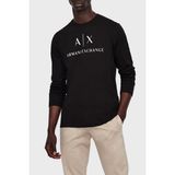 Armani Exchange Pamuklu Slim Fit T Shirt Erkek T Shirt 8nztch Z8H4Z 1200 - Siyah