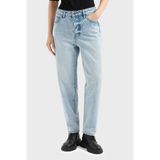 Armani Exchange Pamuklu Tapered Fit Daralan Paça Jeans Bayan KOT PANTOLON XW000128 AF12860 MB001