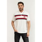 Armani Exchange Polo Yaka T-Shirt Beyaz, S, XM001416AF10366, OFF WHITE, Erkek