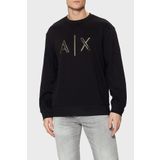 Armani Exchange Regular Fit Bisiklet Yaka Taşlı Logolu Sweat Erkek SWEAT XM000331 AF12269 UC001