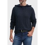 Armani Exchange Regular Fit Kapüşonlu Yaka Örme Kazak Erkek Kazak 6DZM1B ZM4DZ 1510 - 2XL - Lacivert