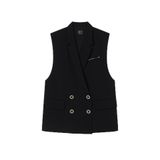 Armani Exchange Regular Fit Kruvaze Yaka Düğmeli Yelek Bayan YELEK XW001823 AF16125 UC001