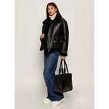 Armani Exchange Siyah Kadın Standart Deri Ceket XW000713 - L