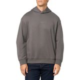 Armani Exchange Small Front And Back Cotton French Terry Hooded Sweatshirt Kapüşonlu sweatshirt Erkek