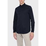 Armani Exchange Streç Pamuklu Slim Fit Gömlek Erkek Gömlek 8nzcbd ZN10Z 1510 - Lacivert