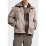 Armani Exchange Süet Logolu Regular Fit Mono Yaka Mont Erkek Mont 6DZB03 ZE1FZ 17AC - Vizon