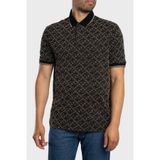 Armani Exchange Tamamı Logolu Pamuklu Regular Fit Düğmeli Polo Yaka T Shirt Erkek POLO YAKA T SHİRT