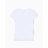 Armani Exchange V Yaka T-Shirt, M, XW001355AF16294, Beyaz, Kadın
