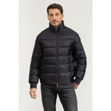Armani Exchange XM001580 AF16628-UB101 Erkek Kuş Tüyü Dolgulu Regular Fit Dik Yaka Şişme Lacivert Mont