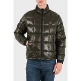 Armani Exchange XM003474 AF23755 U8123 - Koyu Kahve Kuş Tüyü Dolgulu Regular Fit Dik Yaka Şişme Mont Erkek Mont