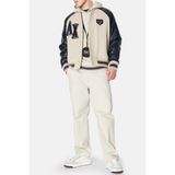 Armani Exchange Yünlü Kolej Yaka Regular Fit Bomber Ceket Erkek Ceket 6RZB21 Znıkz 49AJ - S - Bej