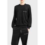 Armani Exchange Yünlü Regular Fit Bisiklet Yaka Kazak Erkek Kazak 8NZM5A ZM1YZ 1200 - Siyah - 2XL