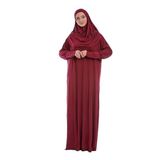 Armanım Kadın Tek Parça Namaz ve Ümre Elbisesi (BORDO, STANDART)