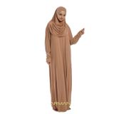 Armanım Kadın Tek Parça Namaz ve Ümre Elbisesi (VİZON, STANDART)