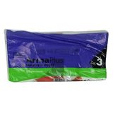 Armaplus Takviyeli Kalın Baskılı Beyaz Çanta Poşet Torba - 3 No - 33X45 Cm. - 50 Adetlik Paket
