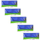 Armaplus Takviyeli Kalın Baskılı Beyaz Çanta Poşet Torba - 40X50 Cm. - 50 Adetlik 5 Paket