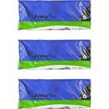 ArmaPlus Takviyeli Kalın Baskılı Beyaz Çanta Poşet Torba -6 No -60x70 Cm. -50 Adetlik 3 Paket
