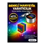Armasse Sihirli Manyetik Toplar Neodyum Mıknatıs Küp Bilye 216 Adet