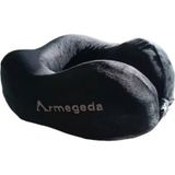 Armegeda Sıradışı Tasarımlar Armegeda Visco, Seyahat, Boyun, Yastığı, Rahat, Uyku, SİYAH Kadifemsi