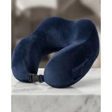 Armegeda Visco Boyun Destekli Seyahat Yastığı Lacivert 27 x 22 x 10 cm Kadife Dış Yüzey ile Konfor