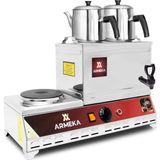 Armeka Çay Kazanı Pleytli Plastik Musluklu 15 Lt - Metal