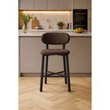 Armens Life Mobilya, Lojistik & Elektronik Ticaret Luna Keten Kumaş Bar Sandalyesi – 65 cm Oturum, 30x30 Metal Profil