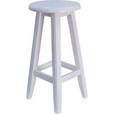Armes Ev Concept Ahşap Bar Taburesi 60 cm - Beyaz