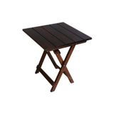 ARMES EV CONCEPT Ahşap Katlanabilir Mutfak, Balkon, Ev ve Kamp Masası 50x50 cm - Portatif Masa