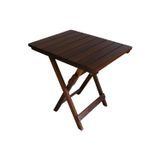 ARMES EV CONCEPT Ahşap Katlanabilir Mutfak, Balkon, Ev ve Kamp Masası 50x65 cm - Portatif Dikdörtgen Masa