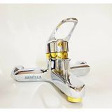 Armilla Armatür Armilla Armatür Krom Gold Banyo Duş Musluğu Bataryası Sıcak Soğuk Çift Su Girişli Mix Kuğu Banyo Bataryası