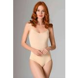 Armin Loretta 2 Adet İp Askılı Kadın Çıtçıtlı Body Siyah ve Ten