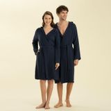 Armin Unisex Bornoz Marin Mavi