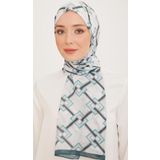 Armine 10006-07 Yeşil Karma Desen Trend Şal