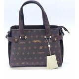 Armine 172 - Lazer Baskılı Omuz Çantası - 03148 - 27 x 20 x 13 - Kahverengi