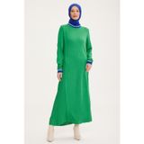 Armine 22KD4243 Çimen Yeşili Kadın Elbise