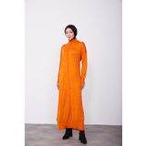 Armine 23KD4248 Yanık Oranj Kadın Elbise