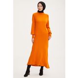 Armine 23KD4250 Yanık Oranj Kadın Elbise