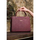 Armine 355 Kadın Bordo Omuz ve El Çantası