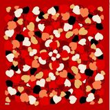 Armine 6083-10 Soft Kırmızı Desenli Eşarp