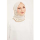 Armine 83 Trend Bej Düz Renk Eliza Eşarp