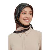 Armine 8620DS-05 Siyah Gri Eşarp
