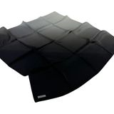 Armine 8971D-09 Nostalji Serisi Sura İpek Eşarp Modelleri 90 x 90 cm Siyah - Gri Renkli Şık Tasarım
