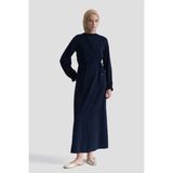 Armine Anvelop Elbise Lacivert - 40